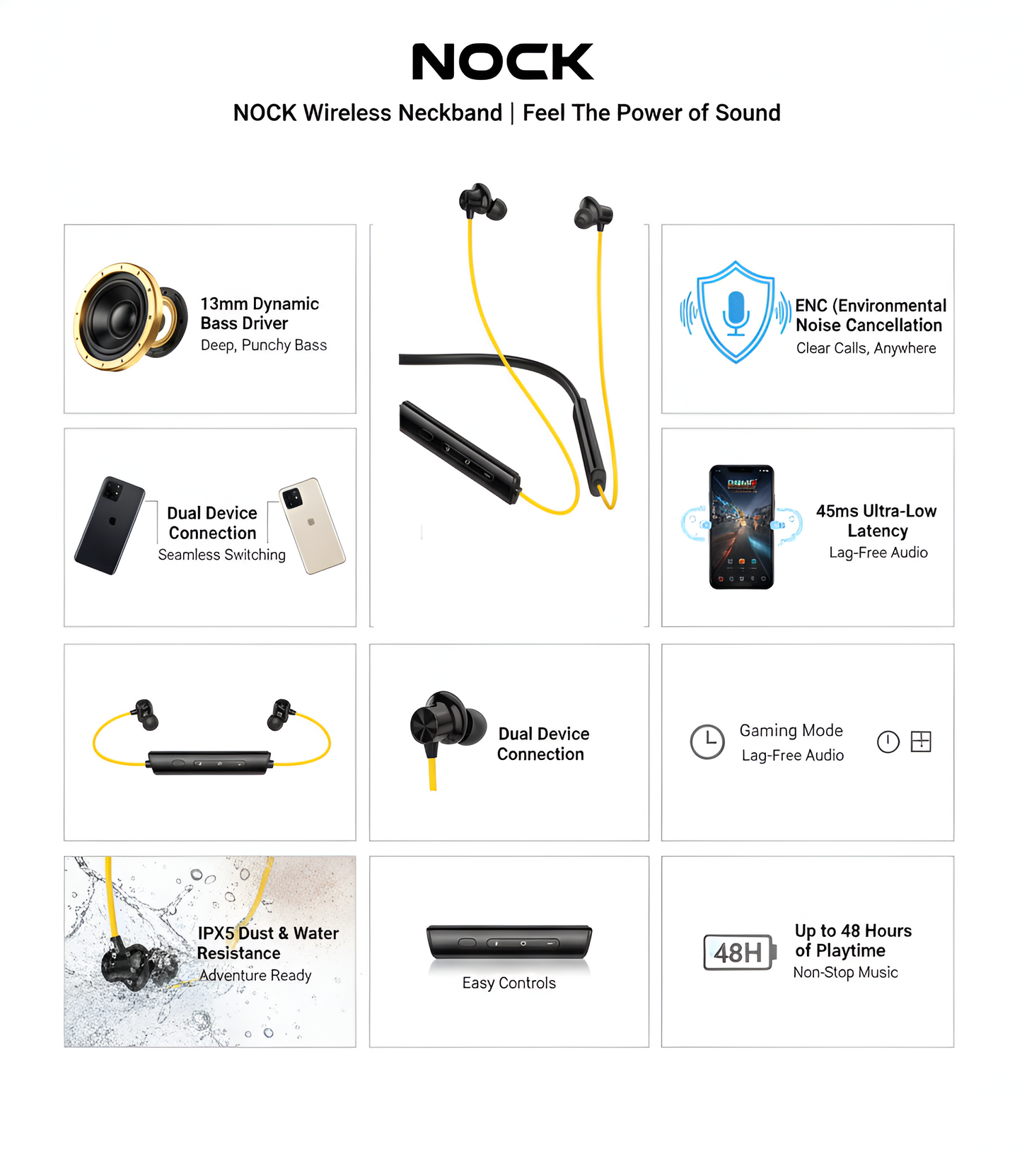 NOCK Neo Beat Bluetooth Neckband