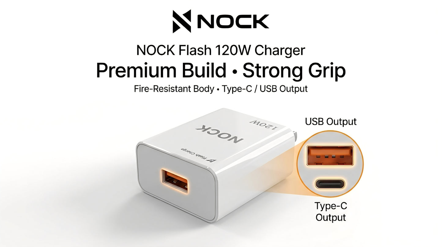 NOCK Flash 120W Fast Charger