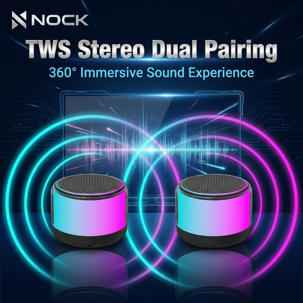 NOCK Doodle – RGB Mini Wireless Speaker