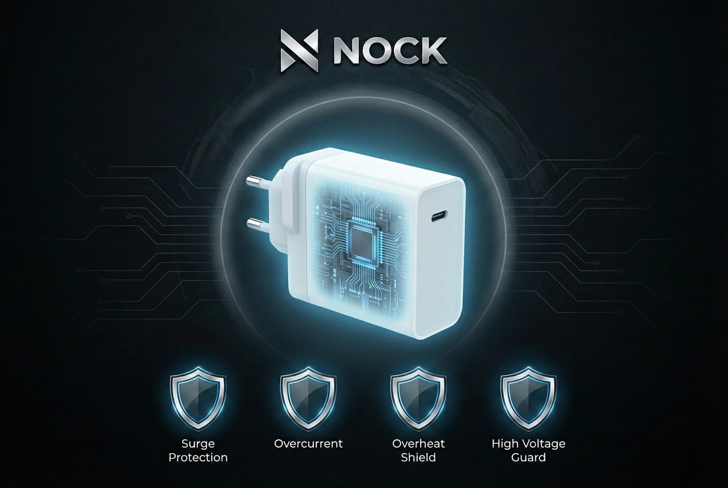 NOCK 87W USB Fast Charger